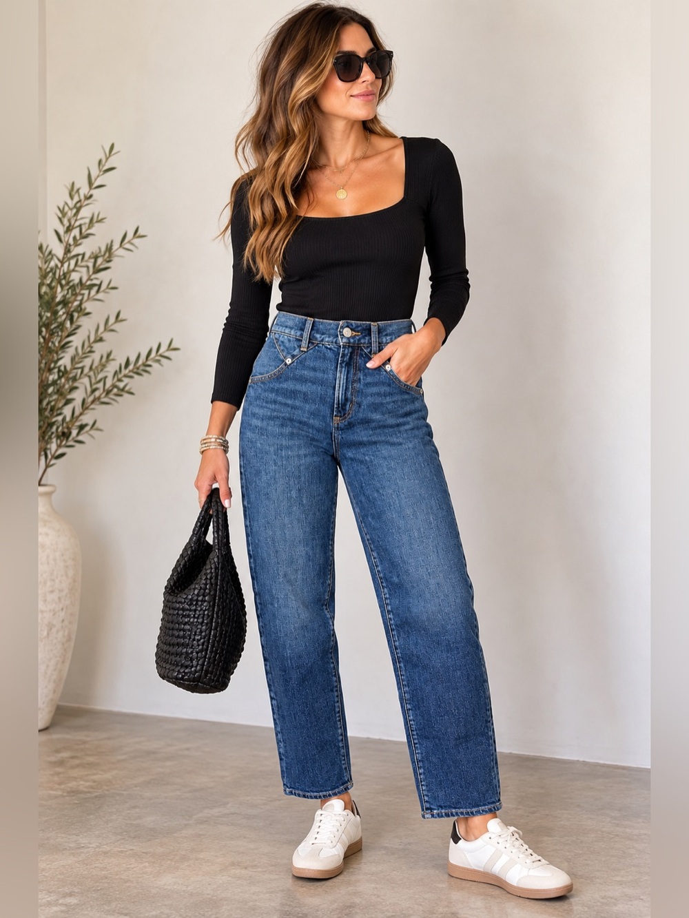 Daily Blue Nidra Slim Barrel Jeans Legacy Blue Size 25 NWOT